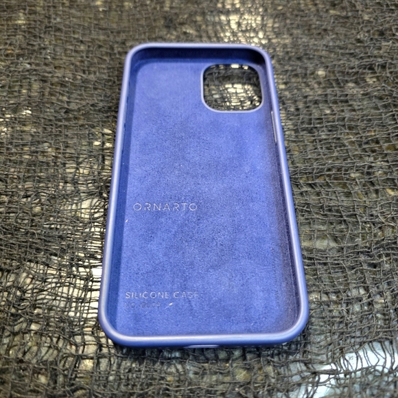 iPhone 12 Mini, Ornarto Silicone/Felt Microfiber, Soft Touch Slim Phone Case - Picture 6 of 8